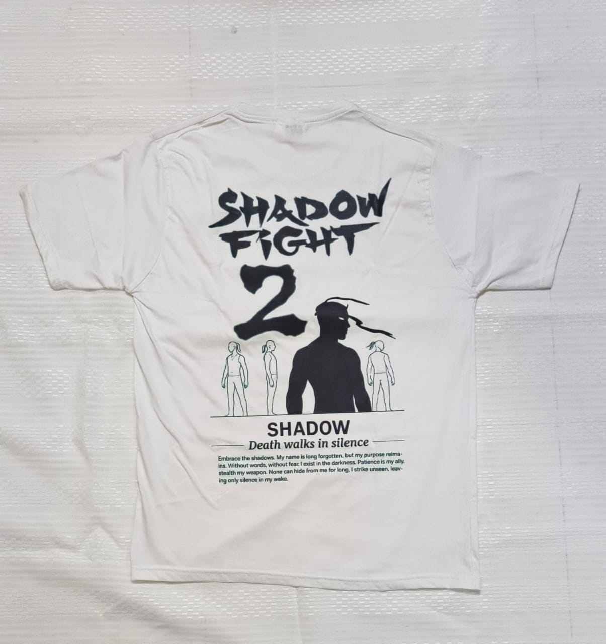 shadow style round neck t shirt