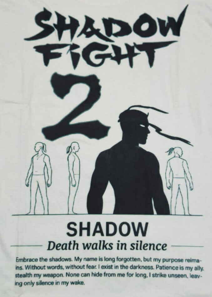 shadow style round neck t shirt