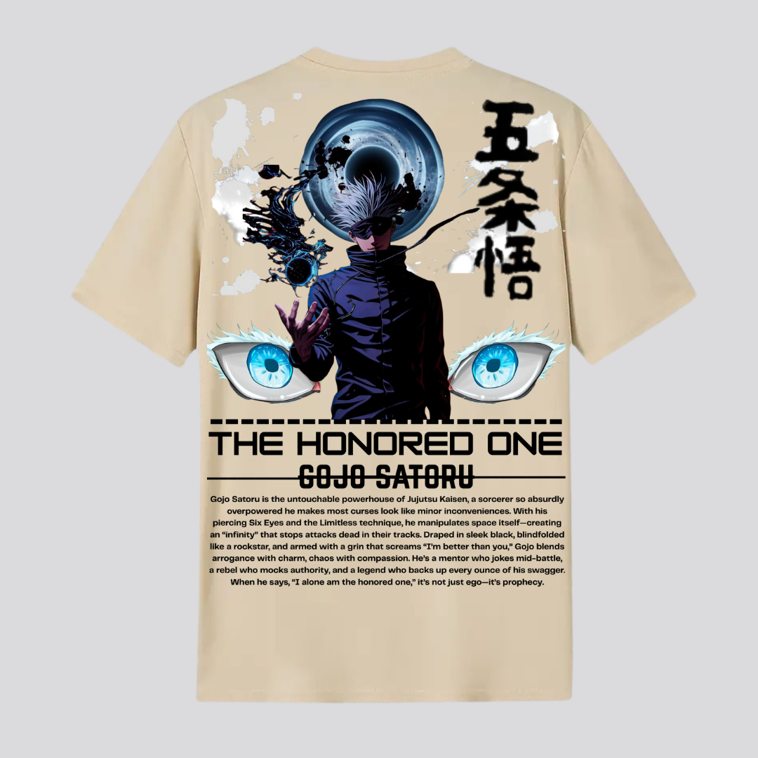 THE HONOURED ONE GOJO (Regular t shirt )