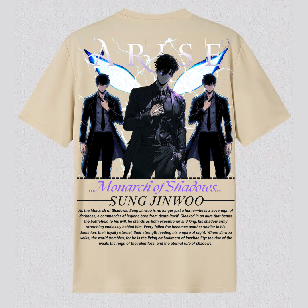 Monarch Mode:The shadow monarch (Regular t shirt )