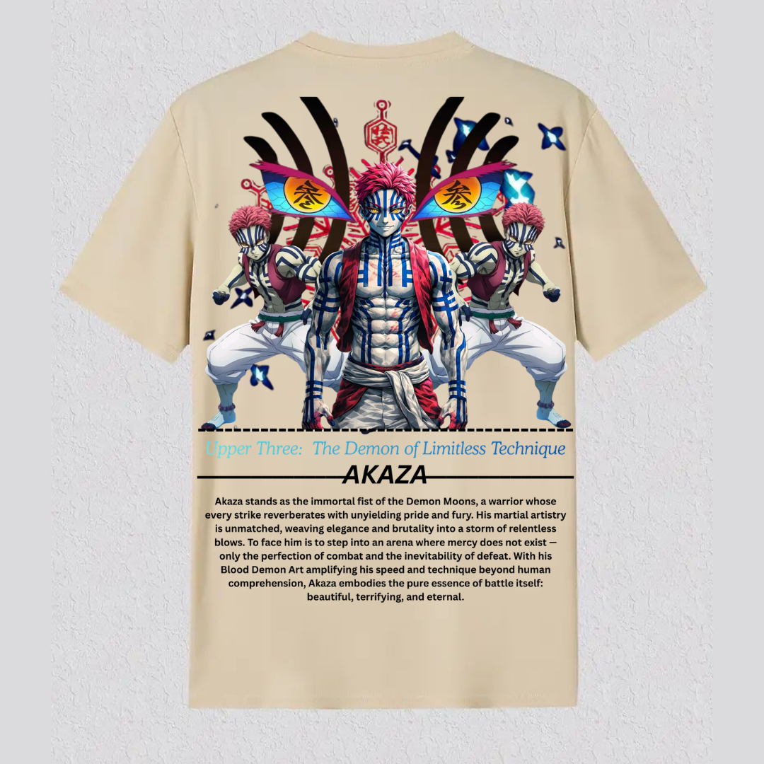 upper moon 3 ...Akaza (regular t shirt )