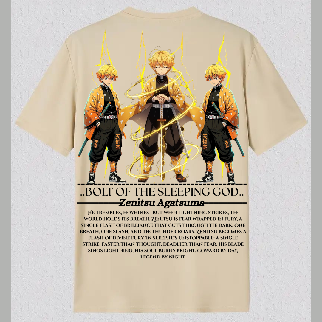 Zenitsu The Sleeping Storm (Regular t shirt )