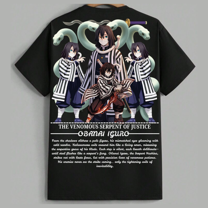snakeHashira...(Obanai Iguro)...(Regular t shirt )