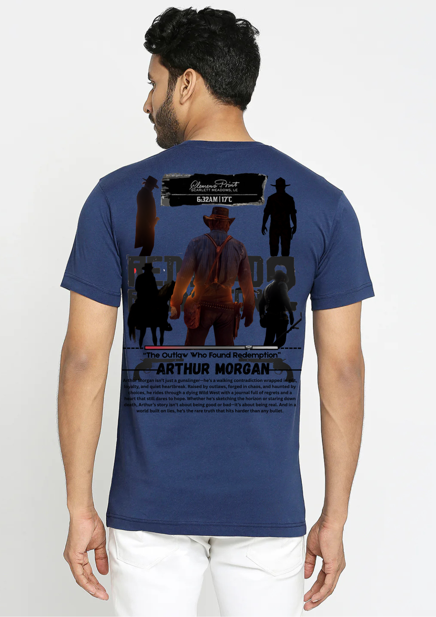 Arthur Morgan's half sleeves t shirt