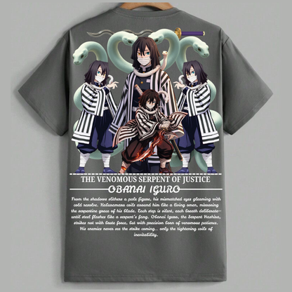 snakeHashira...(Obanai Iguro)...(Regular t shirt )