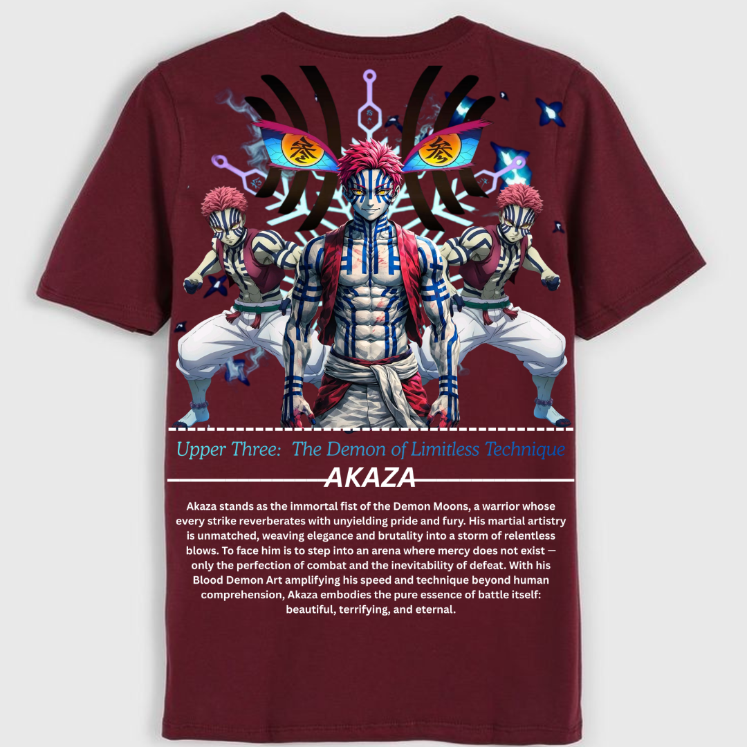 upper moon 3 ...Akaza (regular t shirt )