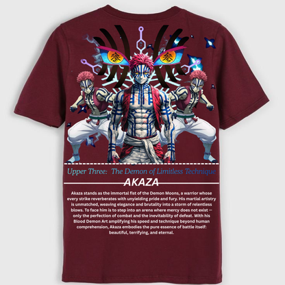 upper moon 3 ...Akaza (regular t shirt )