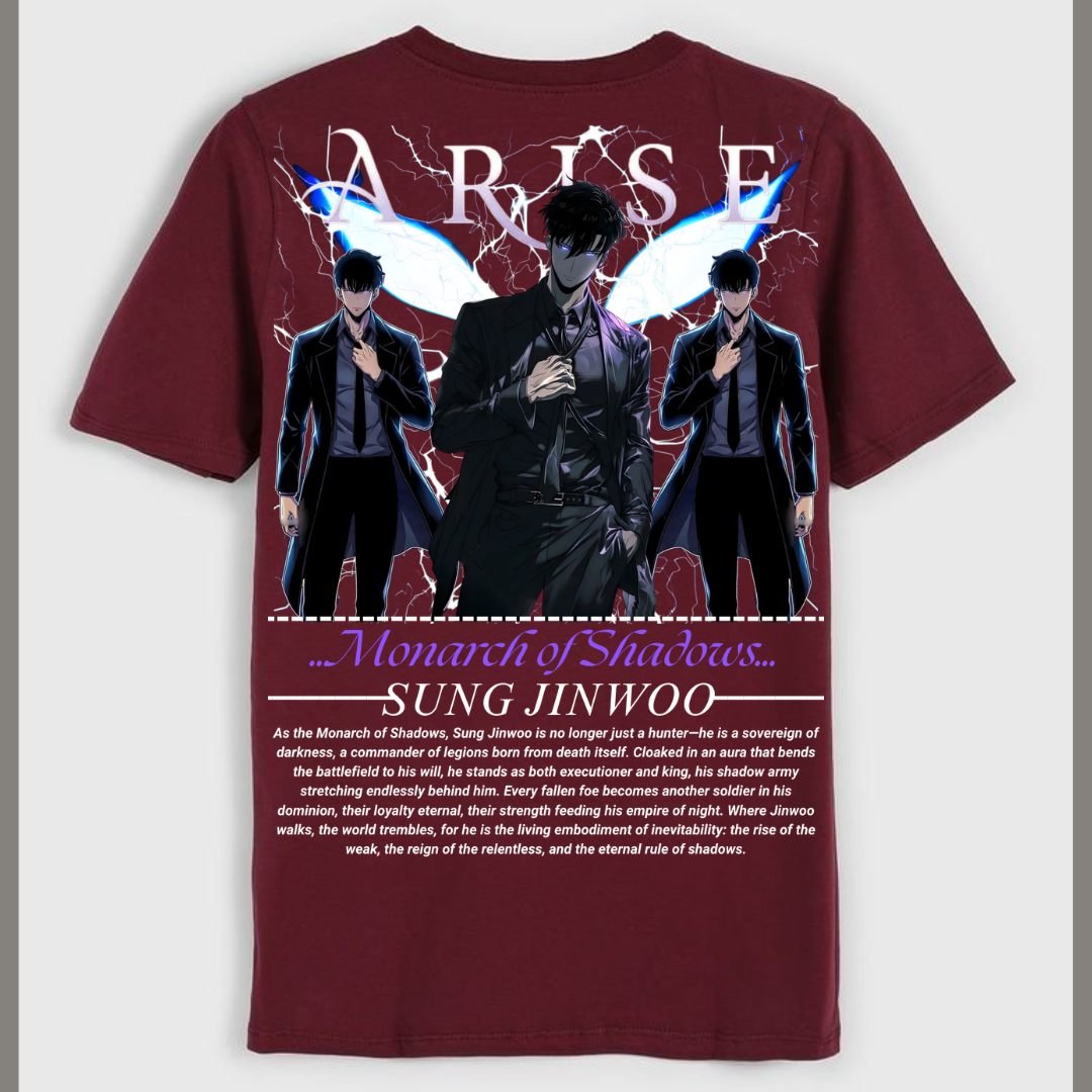 Monarch Mode:The shadow monarch (Regular t shirt )