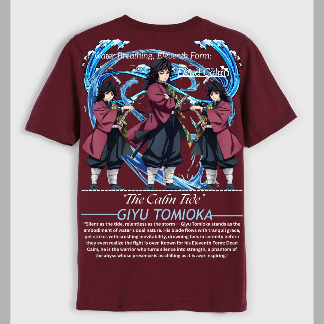 Water Hashira,, Giyu Tomioka (Regular t shirt )