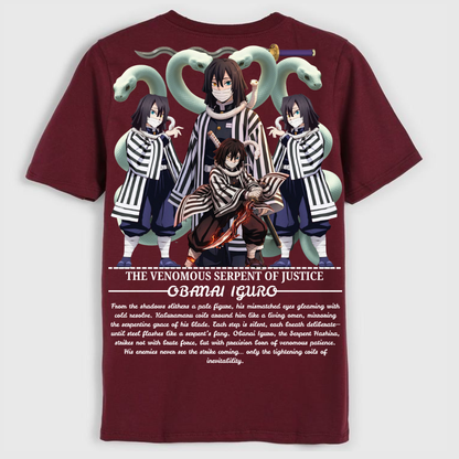 snakeHashira...(Obanai Iguro)...(Regular t shirt )
