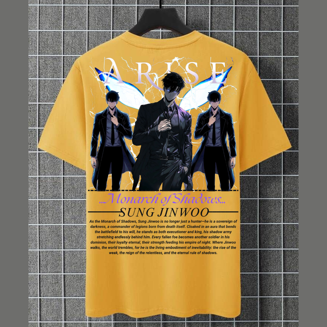 Monarch Mode:The shadow monarch (Regular t shirt )
