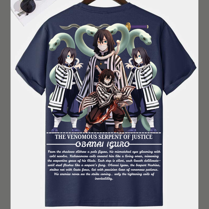 snakeHashira...(Obanai Iguro)...(Regular t shirt )