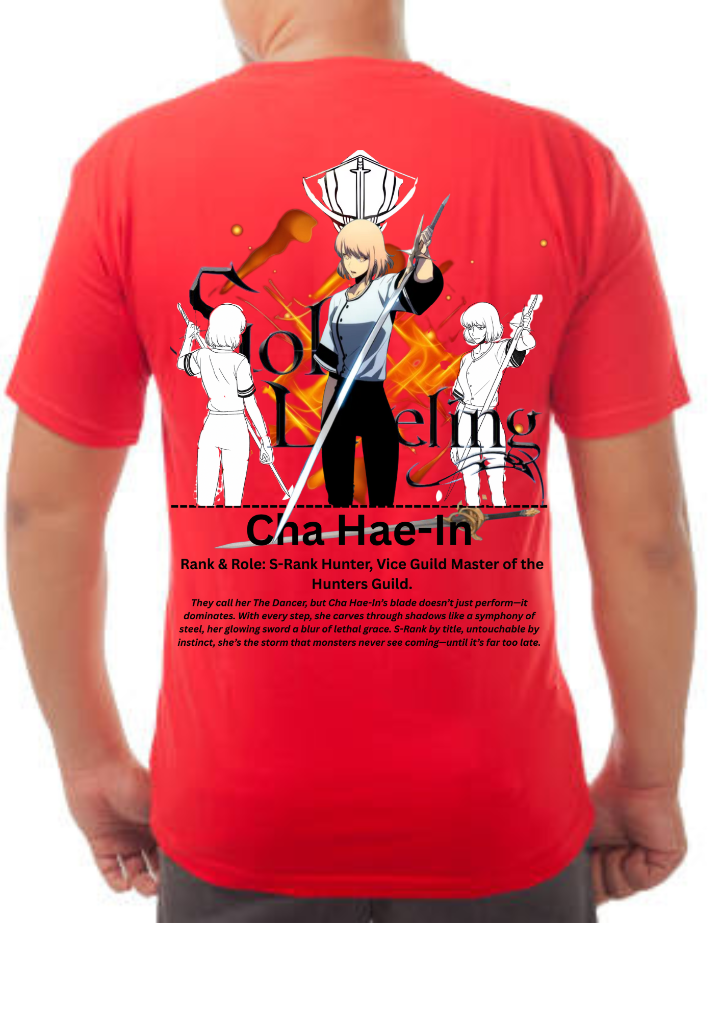 The Dancer of Blades round neck t shirt