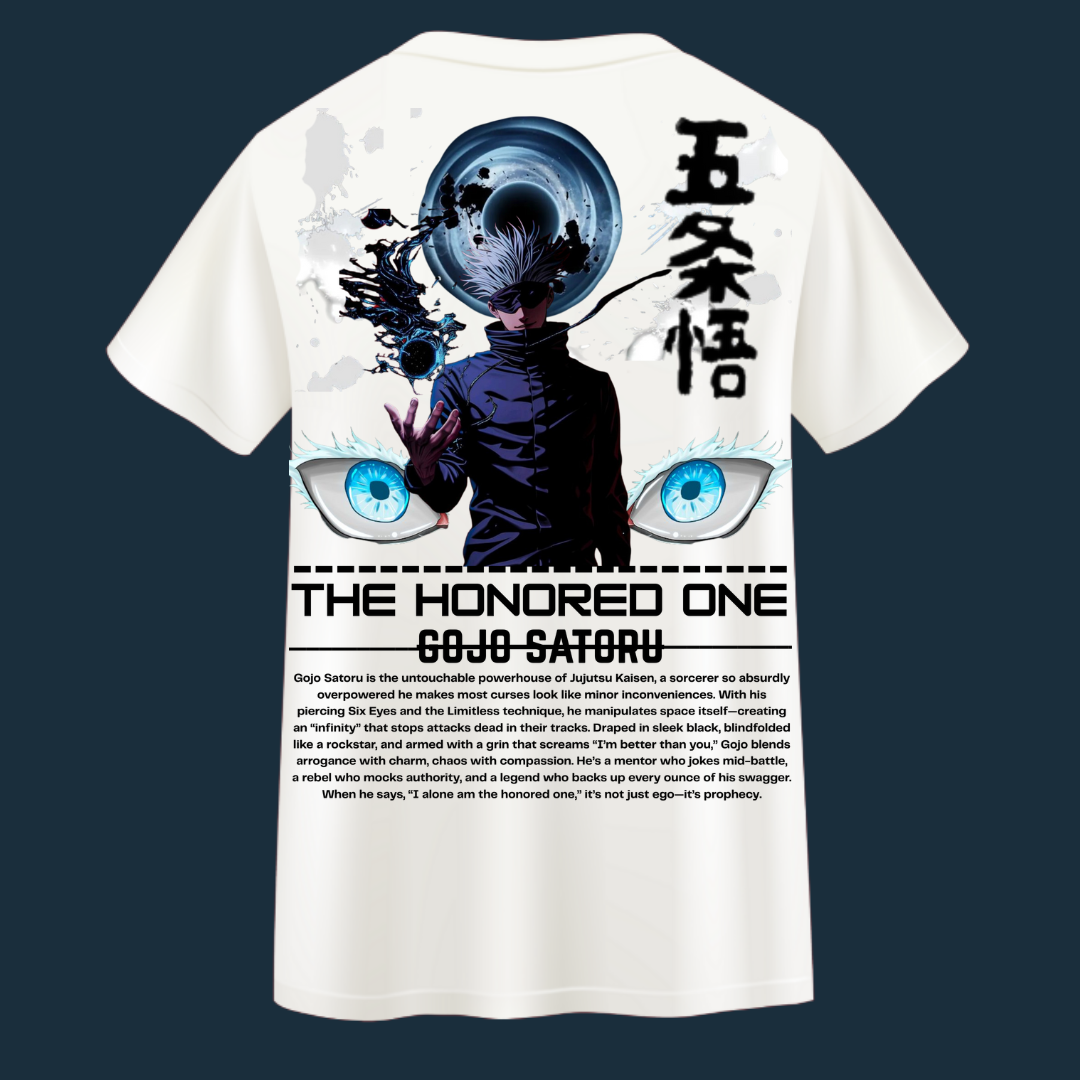 THE HONOURED ONE GOJO (Regular t shirt )