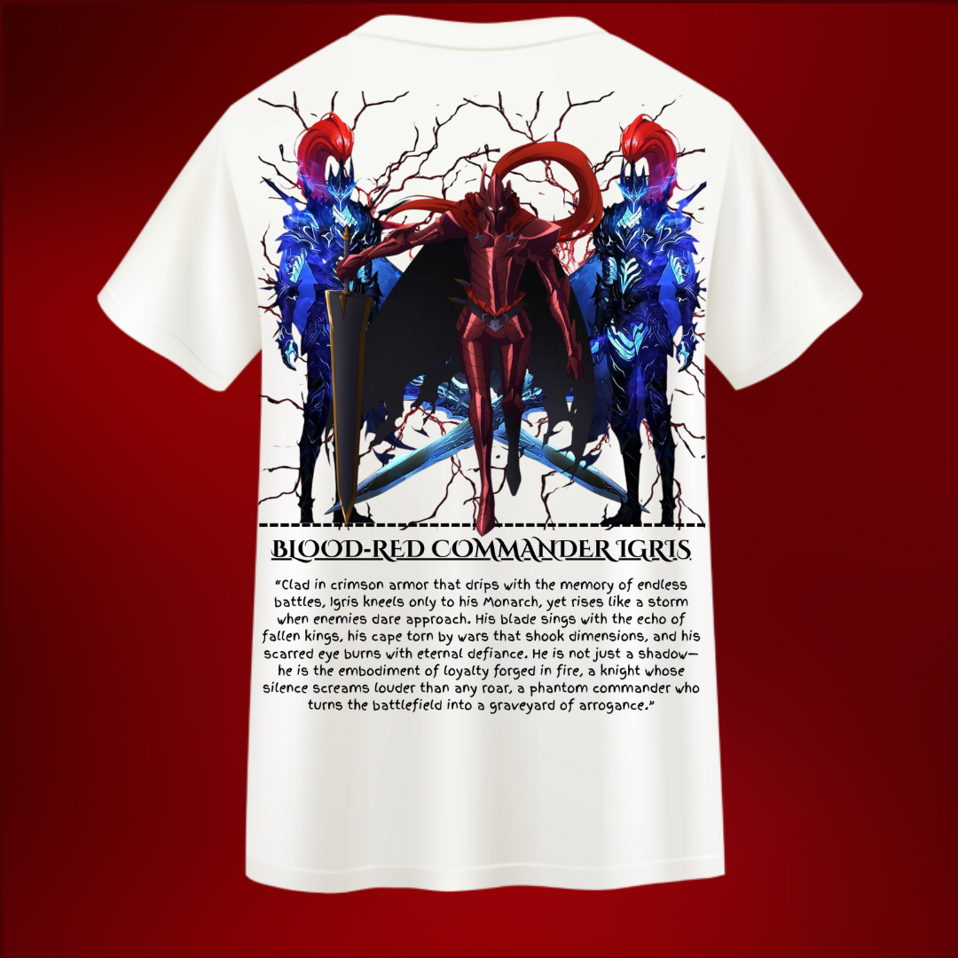 Igris, the Blood‑Red Commander