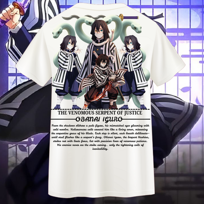 snakeHashira...(Obanai Iguro)...(Regular t shirt )